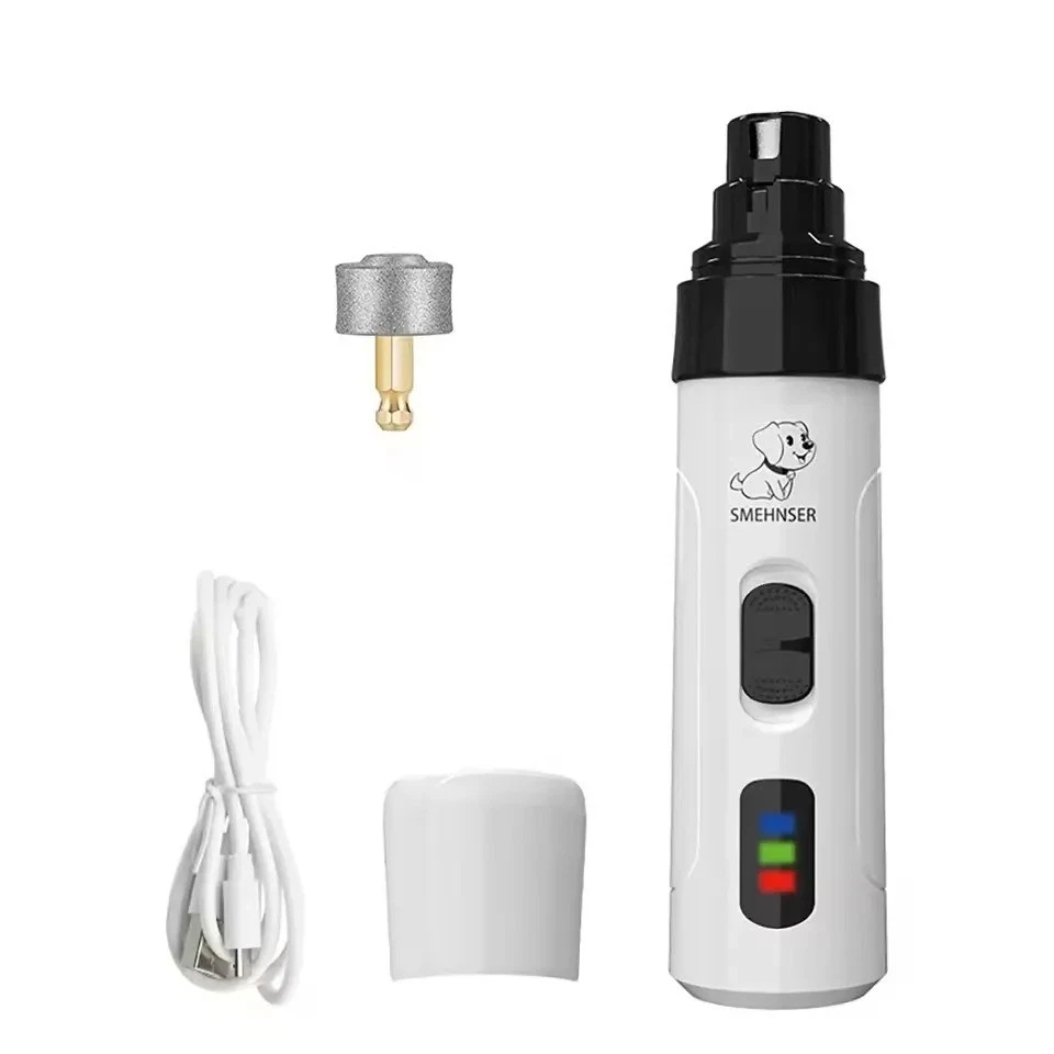 Electric Dog Nail Grinder Puppy Cat Nail Clippers Professional Pet Grooming