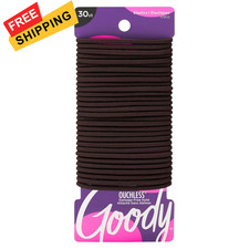 Goody Ouchless Hair Elastics   No Pull, 30 Count Pack of 1 , Brown