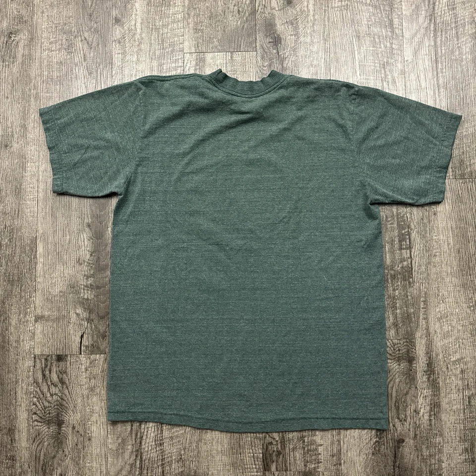 Camiseta Vintage Años 90 Hard Rock Café Bangkok Tailandia Verde Grande Foto 2 de 4