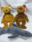 Vintage The Original Beanie Babies 1995 Ty Teddy, Fuzz & Crunch Beanie