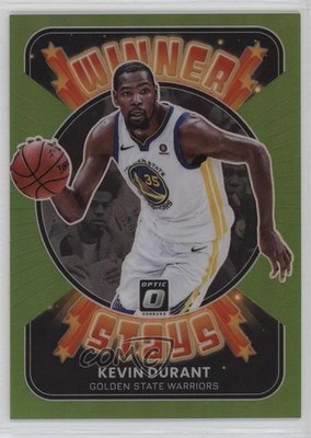 2021 Panini Donruss Optic Winner Stays Lime Green Prizm 16/149 Kevin Durant 0t16
