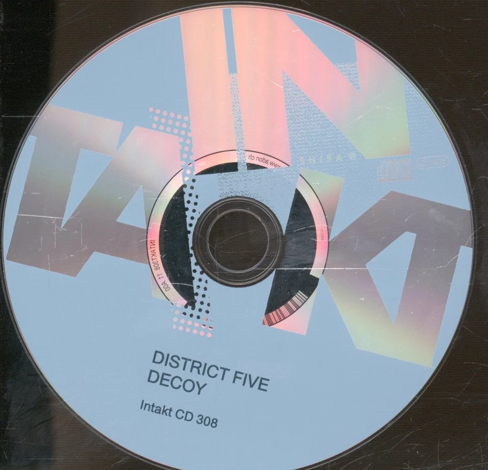 District Five (Jazz) Decoy CD Schweiz Intakt 2018 Promo CD In Kartonhülle - Bild 3 von 3