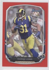 2013 Bowman Red 11/25 Chris Long #22 0t2