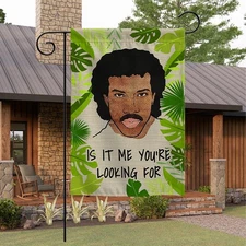 Garden Flag 12x18 Is It Me You're Looking For Welcome Flag Double Sided Decor