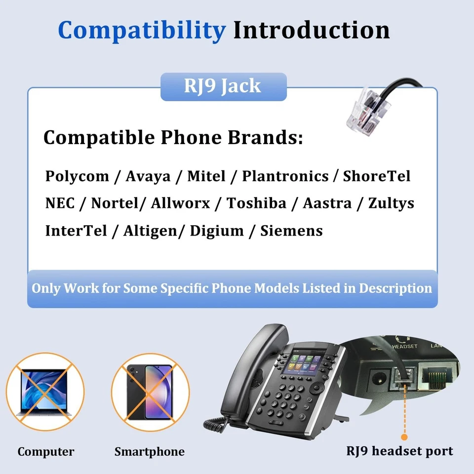 Cuffia Professionale con Microfono a Cancellazione di Rumore CALLEZ C 502 RJ9 - Immagine 3 di 3