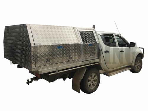 L1770*W1200*H850 Canopy Gullwing Storage Tool box Heavy Duty Camping Trailer UTE - Picture 9 of 9