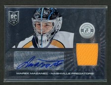 2013-14 Totally Certified Rookie Autograph Jerseys Marek Mazanec /250 *16750