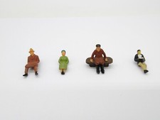 Model Figures Men & Women Sitting - OO/HO - Good Condition