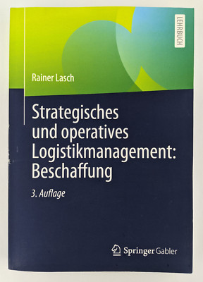 Strategisches Und Operatives Logistikmanagement: Beschaffung - Unused Paperback