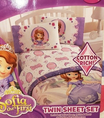 sofia the first twin bedding