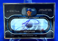 2013 Bowman Sterling JURICKSON PROFAR Sterling Showcase On-Card RC Auto #13/25