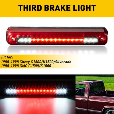 Smoked 3rd LED Cargo Brake Light Lamp for 88-98 Chevy Silverado GMC C1500/K1500