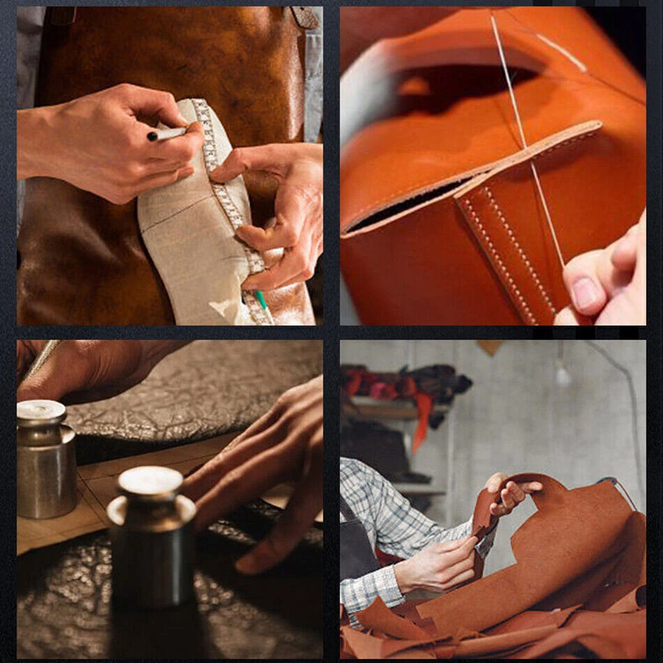 57 Stück Leder Nähset Werkzeug Polsternadel Nähen Handwerk Nähnadeln DIY Set - Bild 4 von 4