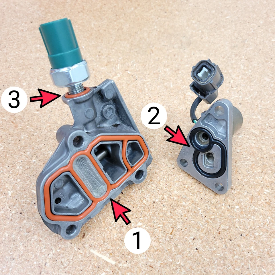 Junta solenoide VTEC - Compatible con ACURA INTEGRA Foto 2 de 3