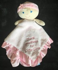 KIDS PREFERRED Baby Lovey Doll Security Blanket Pink Thank Heaven Little Girls