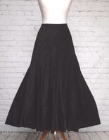 Per Una Skirt 8 Long Black Fishtail Faux Suede Flippy Hem Maxi Lagenlook Flared Per Una Skirt 8 Long Black Fishtail Faux Suede Flippy Hem Maxi Lagenlook Flared