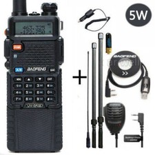 US BAOFENG UV-5RIII TRI-BAND V/UHF FM HAM TWO-WAY RADIO WALKIE TALKIE 3800MAH
