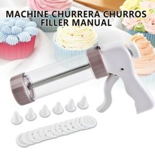 Máquina Churrera Churros Relleno Manual Donuts Españoles Relleno Postre Máquina Kit