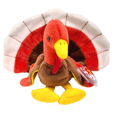 TY Beanie Baby GOBBLES the Turkey Plush 5.5 inch MWMTs Stuffed Animal Toy