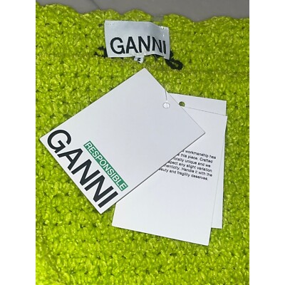 Ganni Velvet Crochet Open Back Mini Dress in Lime Punch Small New Womens Velour | eBay Ganni Velvet Crochet Open Back Mini Dress in Lime Punch Small New Womens Velour | eBay