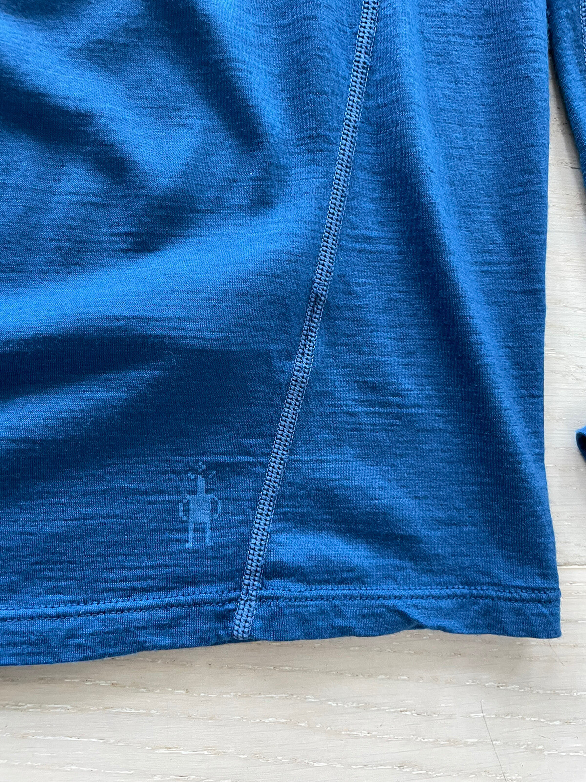 Smartwool Merino 150 Long Sleeve Plant-Based Dye T-shirt Blue Size L Baselayer