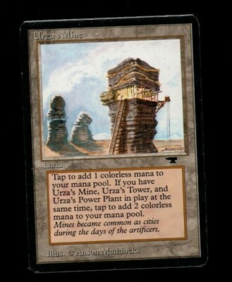 MRM ENGLISH Urza's Mine V4 EX MTG Magic ANTIQUITIES