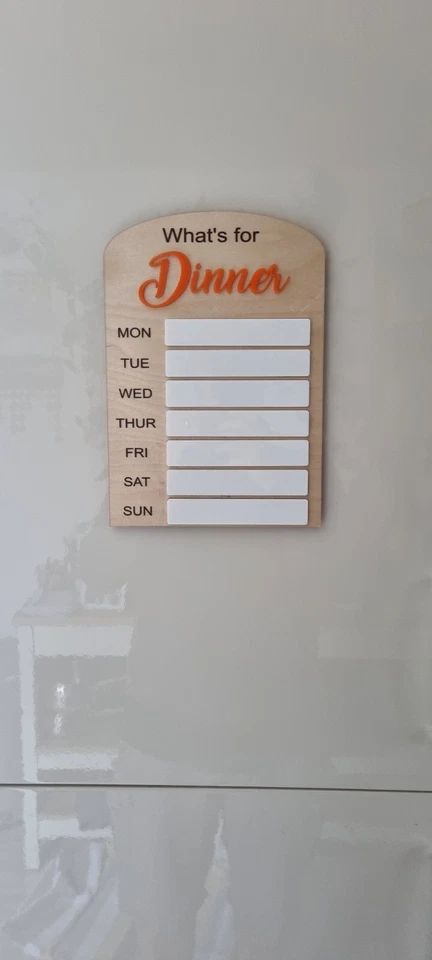 Daily Food Planner - Customisable Food Planner - Dinner Planner - Image 2 of 4