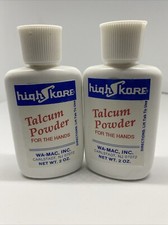 Two Bottles Talcum Powder For Pool Cues ,Reduce Mis cues,No Scent 2 oz Free Ship