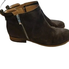 Franco Sarto Keegan Ankle Boots Booties Shoes Womens 9 Brown Equestrian