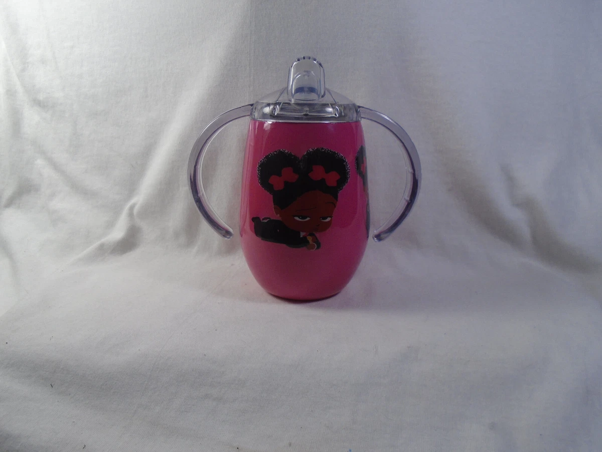 Personalized Stainless Steel Sippy Cups for Toddler Girls