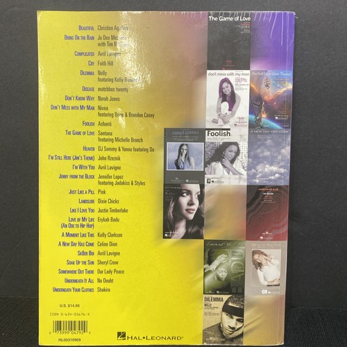 CHART HITS OF '02-'03 Piano Sheet Music Book Hal Leonard - Picture 2 of 6