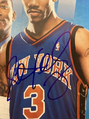 STEPHON MARBURY Signed Auto ESPN Basketball Magazine NBA New York