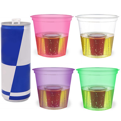 50 X Strong Bomb Shot Plastic Jager Bomb Shot Glass Non Crack - 25ml Disposable - Foto 3