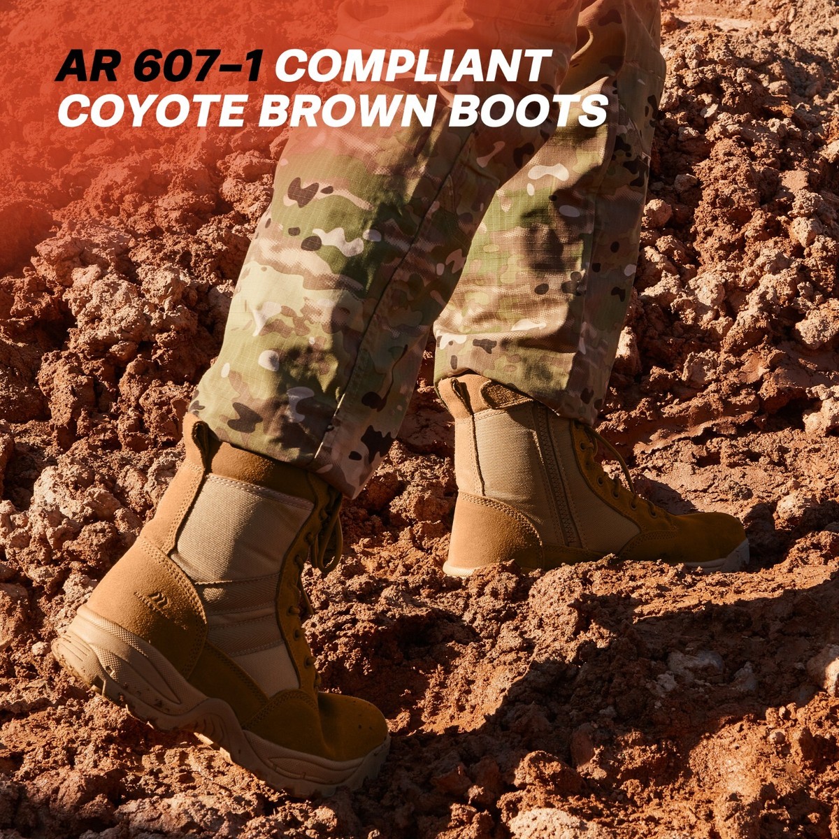 Coyote Brown Boots Military Tactical Work Boots Hiking