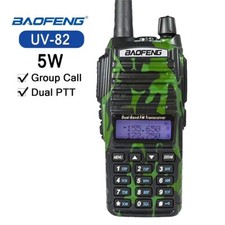 BaoFeng UV-82 Walkie Talkie UHF VHF 136-174MHz  400-520MHz Dual PTT Ham Radio
