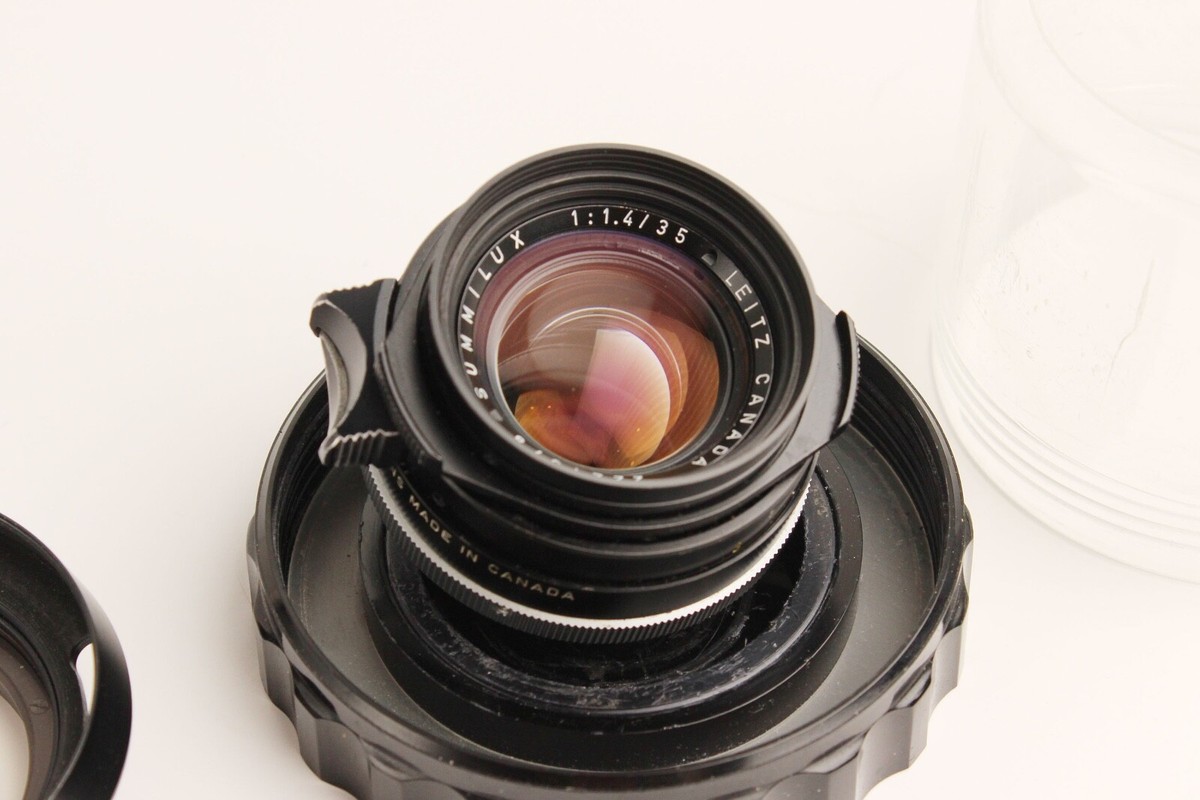 Leica Leitz 35mm f/1.4 Black Summilux M Lens 
