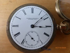 Private Label GEORGE PRINGLE Guelph Ont. ELGIN National GOLD Pocket Watch Runs!