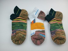Bombas Hex-Tec Athletic Ankle Socks Lot Of 3 Pairs Size M All Labeled Lefts 