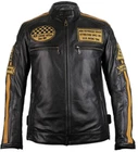 Motorcycle Leather Jacket Antique Retro Style Biker Jacket Motorbike Jacket Chopper Racing