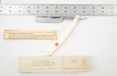 J.A. Henckels 60 Solingen Straight Razor With Box