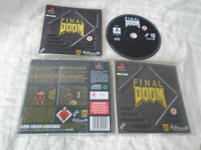 Final Doom PS1 (KOMPLETT) seltener Shooter FPS Sony PlayStation Black Label