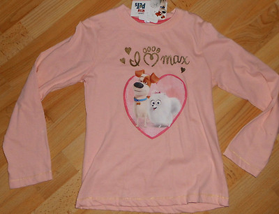 tolles Langarm -  Shirt Gr 122  the secret life of  Pets  ++ super