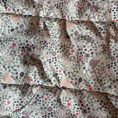 H&M toddler floral puffer jacket-cute winter coat-warm out wear size 12-18 - Picture 4 of 6