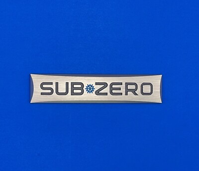 7042796 OEM Nameplate For Sub-Zero Fridge Freezer Badge Emblem 3M