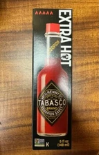 Rare Tabasco Scorpion Sauce 5 oz Bottle Brand New Handcrafted in Small Batches