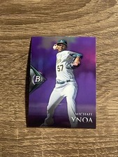 2014 BOWMAN PLATINUM CHROME PROSPECTS PURPLE REFRACTOR #BPCP59 MICHAEL YNOA RC
