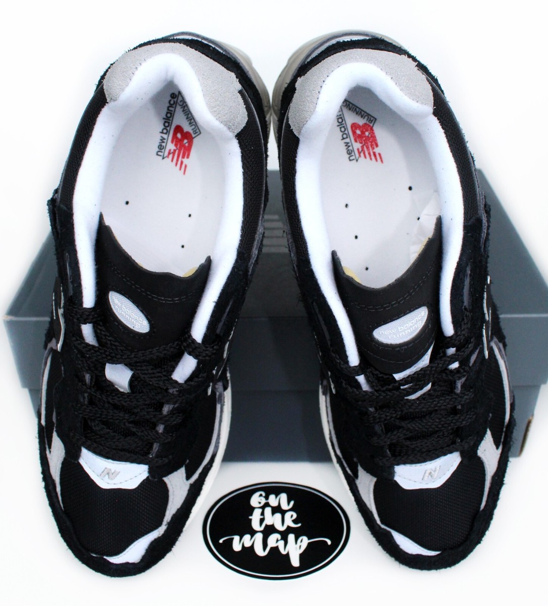 New Balance 2002R Protection Pack Black Grey UK 4 US 4.5 W6 EUR 37