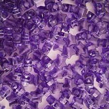Star Beads Purple Large Hole Pony Beads Made in USA