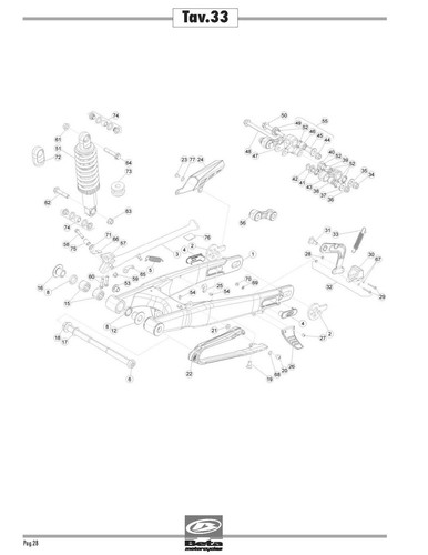 Beta Parts Manual Book Chassis & Engine 2016 EVO 4T 250 & 300 - Picture 12 of 12
