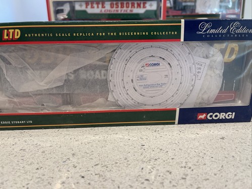CORGI 75702 MAN REFRIGIRATED BOX TRAILER EDDIE STOBART LTD 1/50 Scale Truck LE - Picture 3 of 5